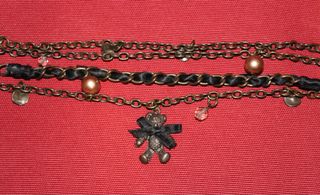 Cinturon abalorios Zara