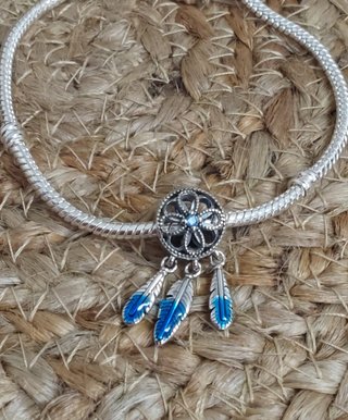 Charm colgante ATrapasueños plata de Ley 925