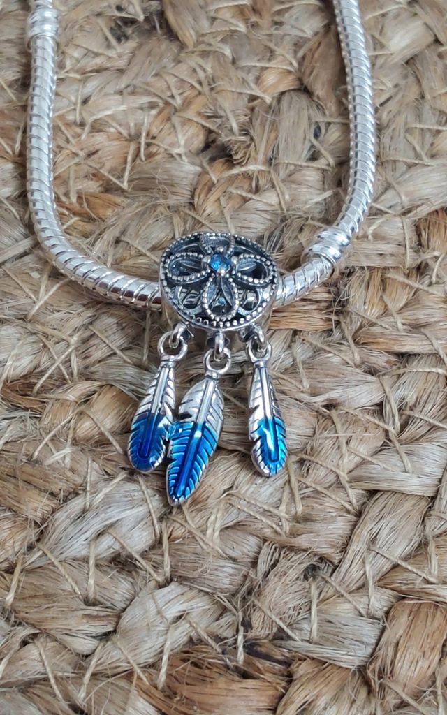 Charm colgante ATrapasueños plata de Ley 925