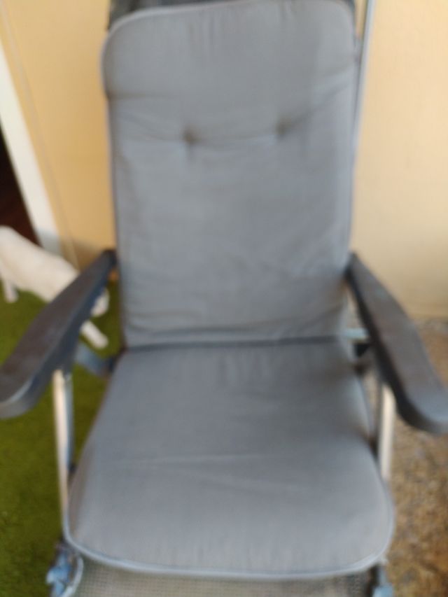 HAMACA GRIS DOS POSICIONES