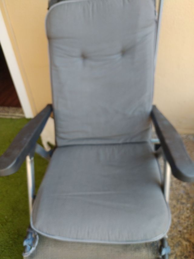 HAMACA GRIS DOS POSICIONES