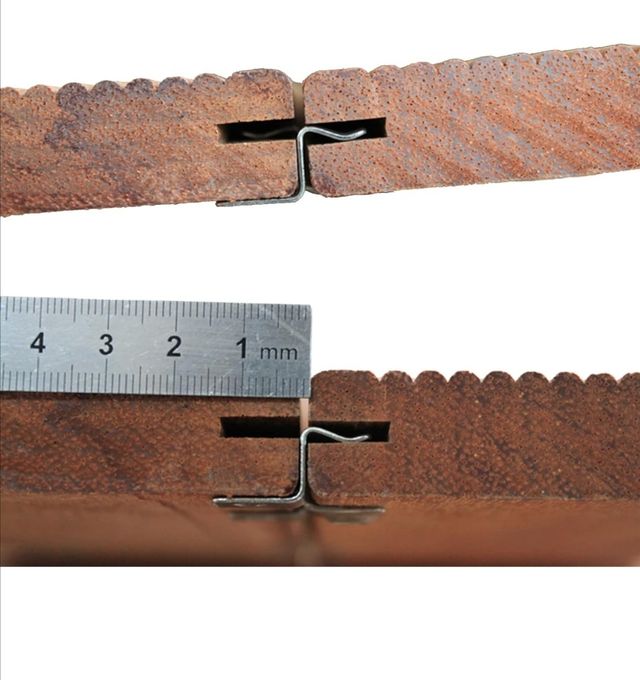 Clips fijación lamas composite