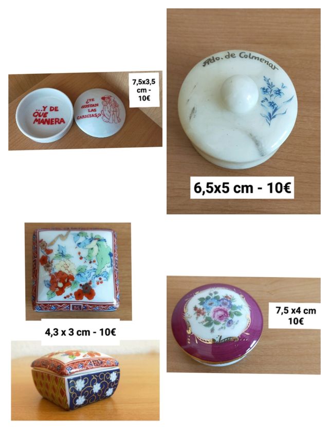 CAJAS colección ( varias fotos )