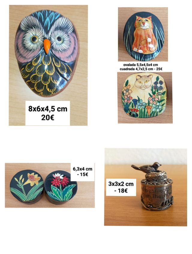 CAJAS colección ( varias fotos )