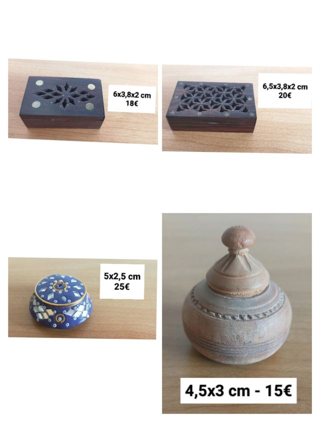 CAJAS colección ( varias fotos )