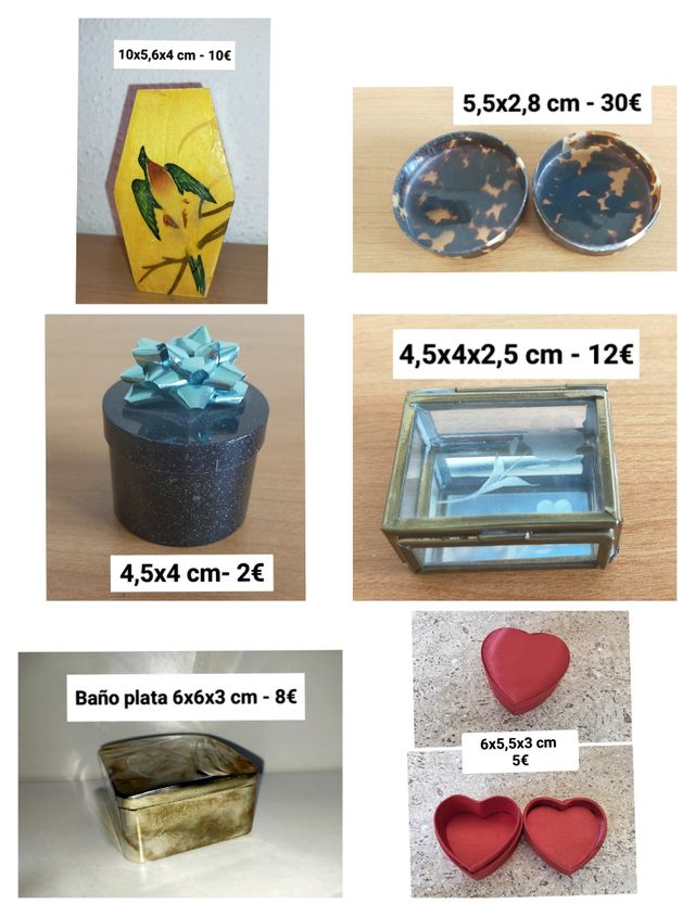 CAJAS colección ( varias fotos )