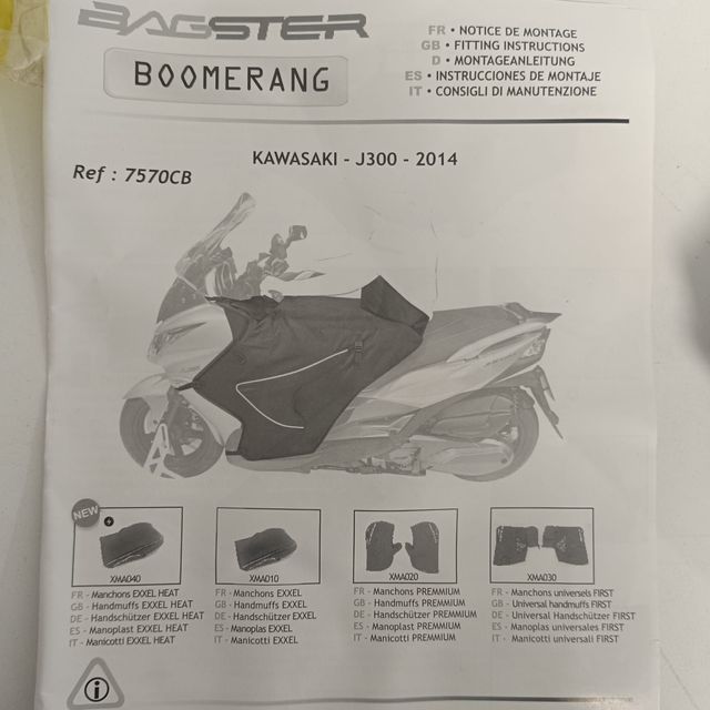 MANTA TÉRMICA PARA KAWASAKI J300 DE 2014