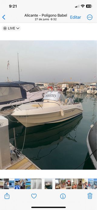 QUICKSILVER 525 Barco lancha pesca mercury