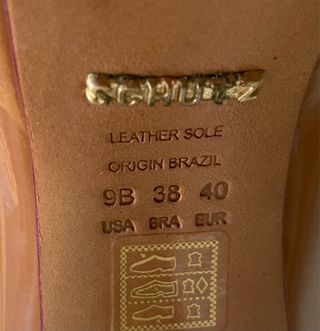 Zapatos Schutz leather sole