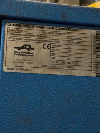 Compresor de tornillo