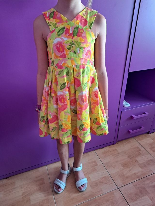 Vestido mayoral niña 7 años