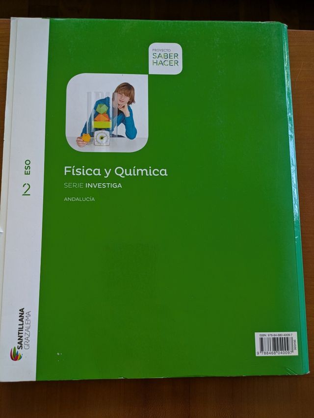 Libro física y química 2 ESO Santillana
