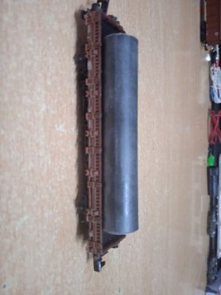 Vagón transporte tuberías escala N