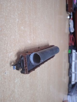 Vagón transporte tuberías escala N