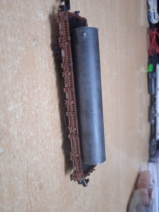 Vagón transporte tuberías escala N