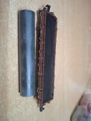 Vagón transporte tuberías escala N