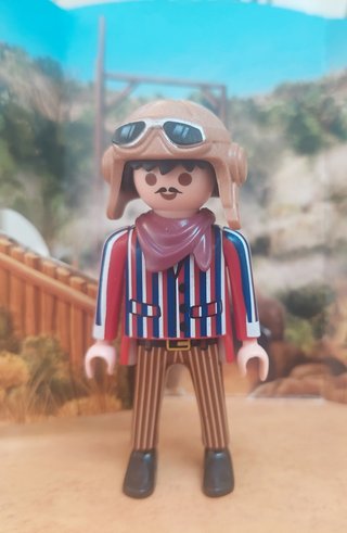 Playmobil custom motorista victoriano