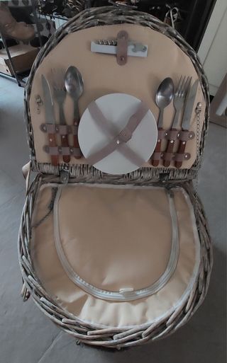 Cestino pic-nic con scomparto termico
