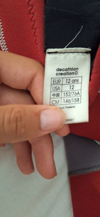 Traje neopreno largo.