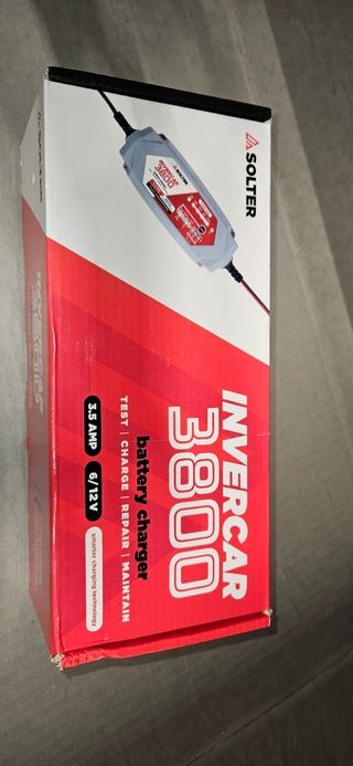 Cargador bateria automatico Solter 3800