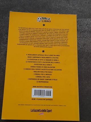 Magic libro 2005 La gazzetta dello sport raro