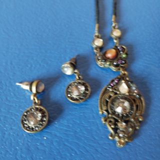 juego  gargantilla pendientes