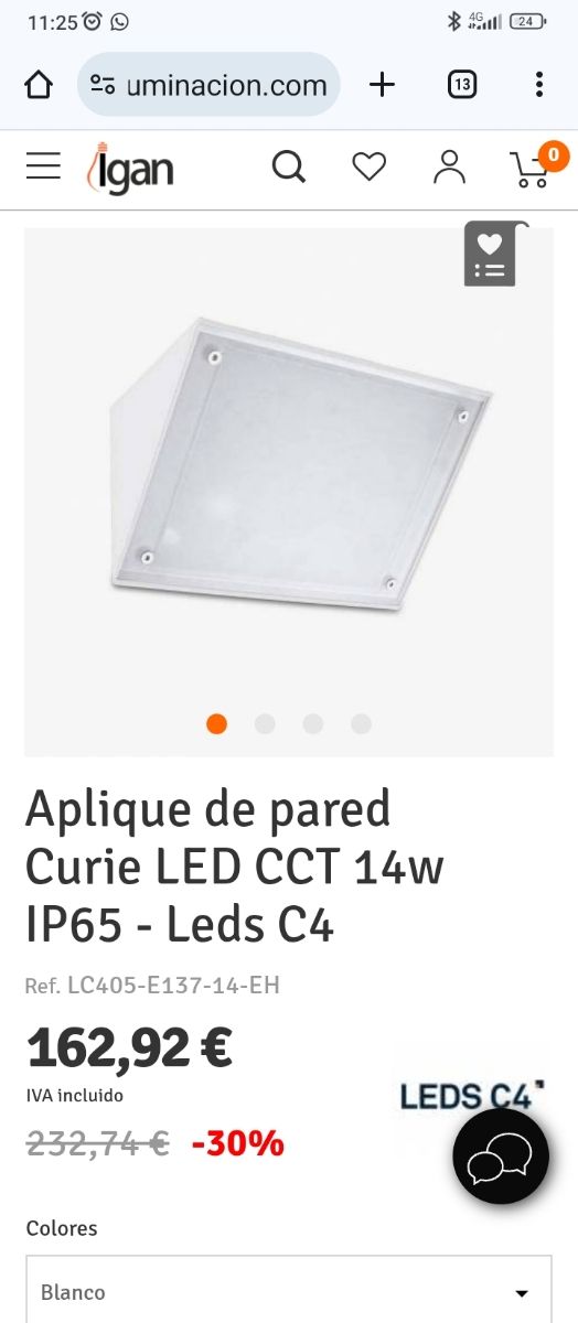 Foco exterior/ inter leds