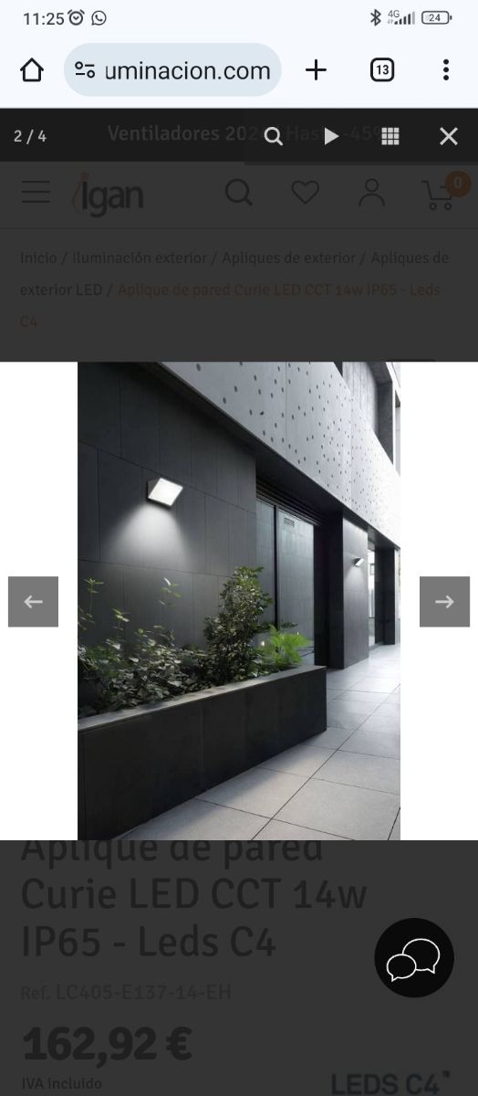 Foco exterior/ inter leds