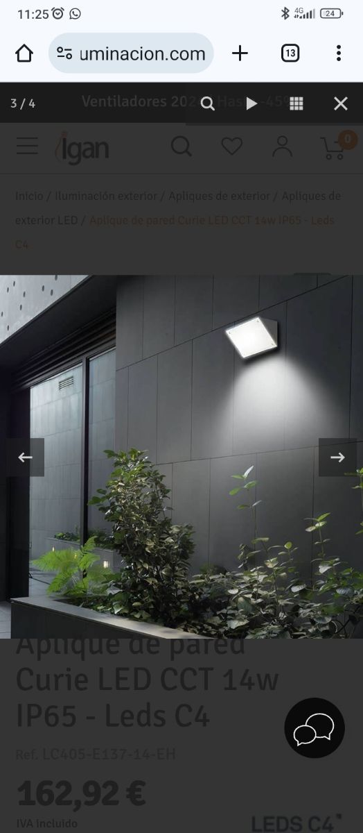 Foco exterior/ inter leds