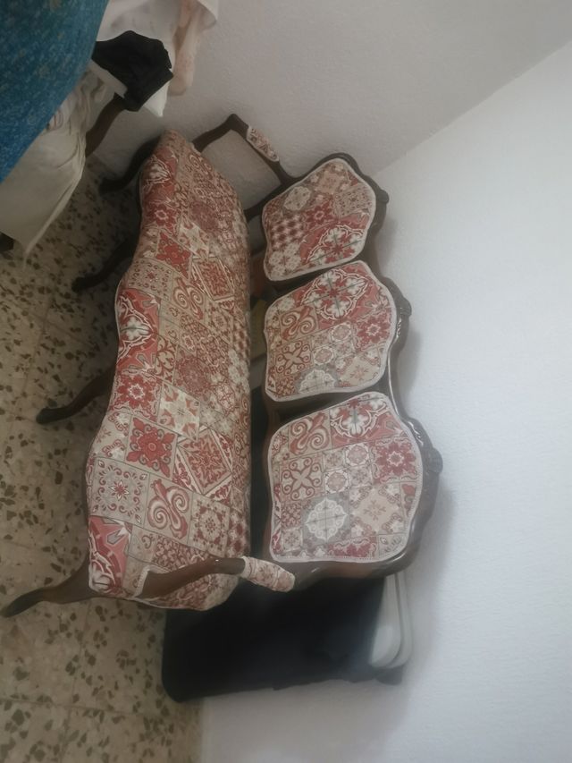 Juego de sofa y sillas vintage