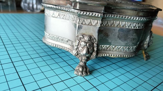 Joyero de plata francesa