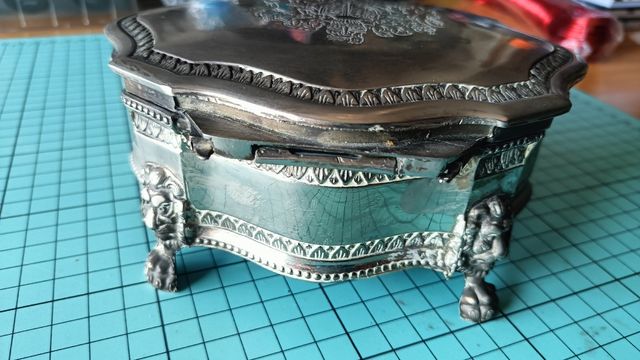 Joyero de plata francesa