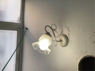 Aplique antiguo de pared
