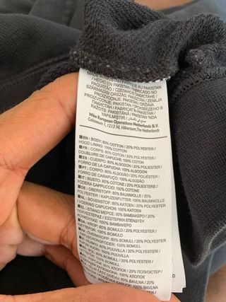 Sudadera negra Nike