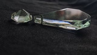 3 x LÁGRIMAS DE CRISTAL DE ROCA MUY ANTIGUAS