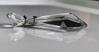 3 x LÁGRIMAS DE CRISTAL DE ROCA MUY ANTIGUAS