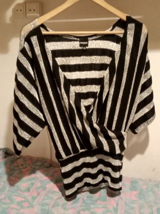 Cuerpo desigual plata y negro