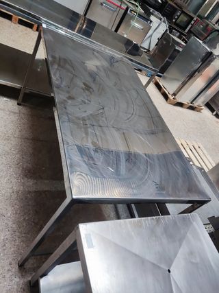 MESA DE ACERO INOX 1,56 M