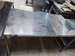 MESA DE ACERO INOX 1,56 M
