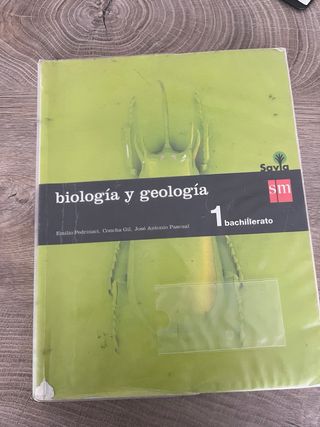 LIBRO BIOLOGIA Y GEOLOGIA PRIMERO BACHILLERATO