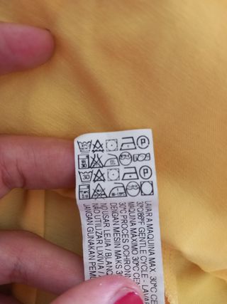 Mini abito svasato giallo