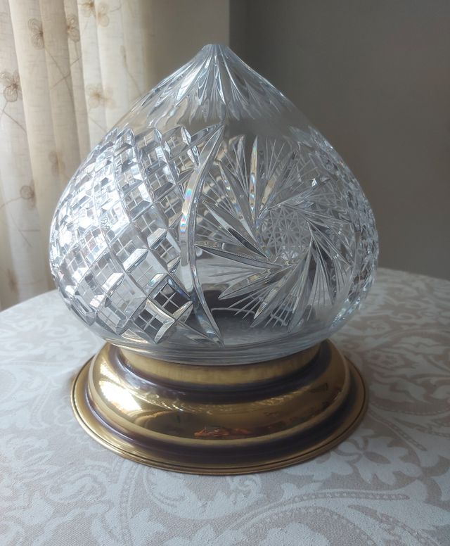 Lampada da soffitto in vetro battuto