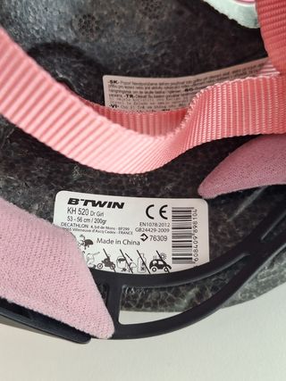 Casco de bicicleta para niña