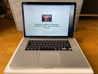 Macbook Pro Retina i7, 15’’, 16Gb Como nuevo!!