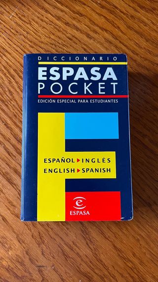 Diccionario Espasa Pocket Español-Ingles