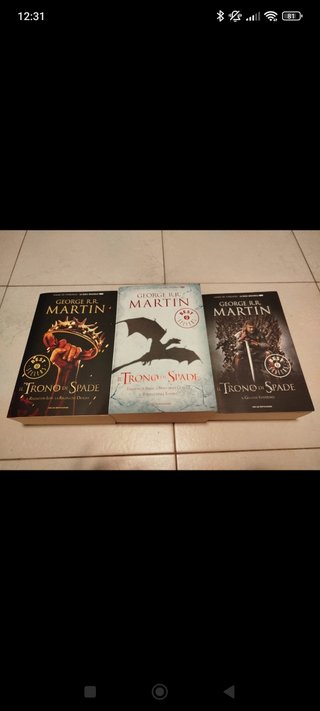 Primi tre libri il trono di spade