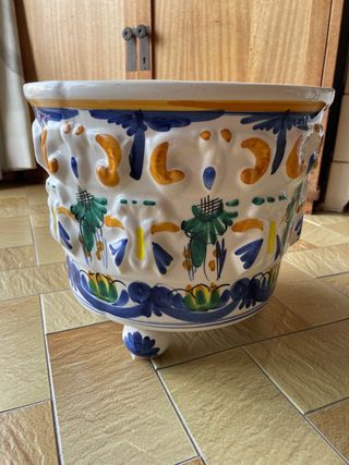 Maceta decorada