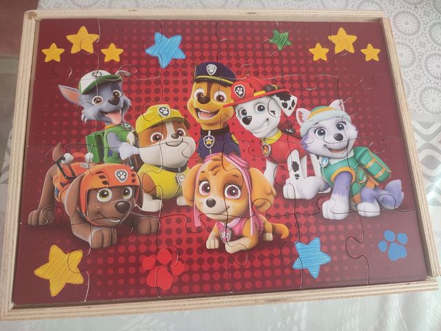 Puzzles madera patrulla canina