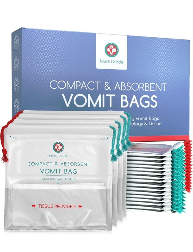 Bolsas vómito viaje