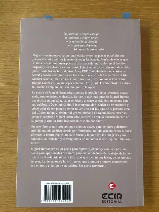 Miguel Hernández - Un poeta para espiritus jóvenes
